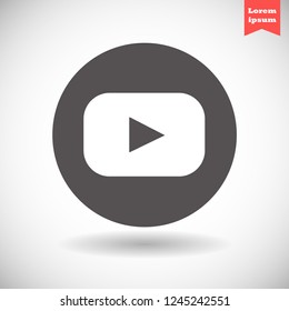 video vector icon eps 10