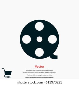 Video vector icon, Vector EPS 10 illustration style