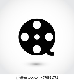 Video vector icon, Vector EPS 10 illustration style