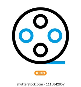Video Vector icon in flat style