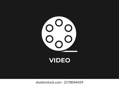 Video Vector, Icon Or Logo Sign Isolated Symbol Illustration