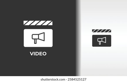 Video Vector, Icon Or Logo Sign Isolated Symbol Illustration