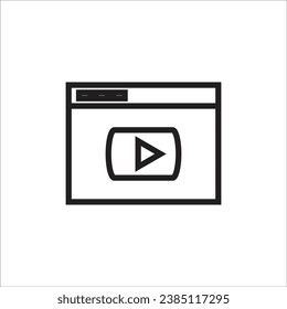 neue Videovektorsymbol