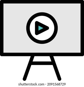 video vector illustration isolated on a transparent background . color vector icons for concept or web graphics. - Powered by Shutterstock - Get 15% off with code: PIKWIZARD15