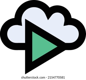 video Vector illustration on a transparent background.Premium quality symbols.Stroke vector icon for concept and graphic design. 
