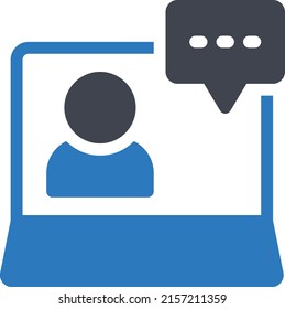 ilustración de vídeo Vector en un fondo transparente. Símbolos de calidad superior. Iconos vectoriales de glifos para diseño de conceptos y gráficos. 
