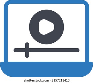  video Vector illustration on a transparent background. Premium quality symmbols. Glyphs vector icons for concept and graphic design. 
