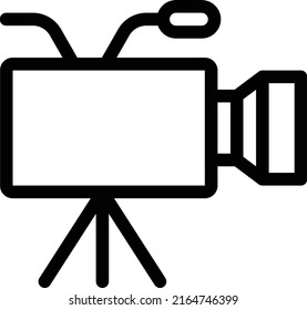 video  Vector illustration on a transparent background. Premium quality symmbols. Thin line vector icons for concept and graphic design. 
