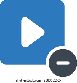Video Vector illustration on a transparent background.Premium quality symbols.Glyphs vector icon for concept and graphic design.