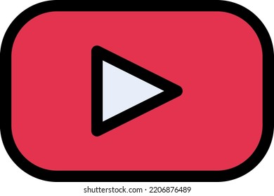 video Vector illustration on a transparent background.Premium quality symmbols.Stroke vector icons for concept and graphic design.