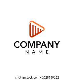 video vector logo icon illustration
