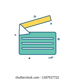 video video-player icon vector design