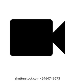 Videocam filled tool icon vector design in eps 10