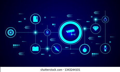 videocam icon. From Web set