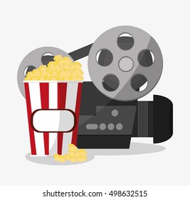 Videocamera cinema and movie design