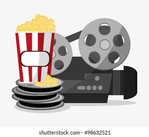 Videocamera cinema and movie design