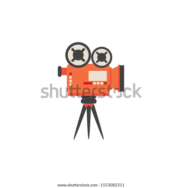 Videocamera icon design, Media film\
technology equipment movie digital camcorder and cinema theme\
Vector\
illustration