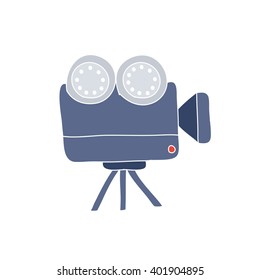 videocamera icon. vector illustration