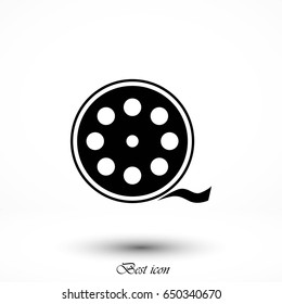 Videocamera Single icon, flat design best vector icon