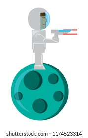 videogame astronaut character