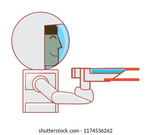 videogame astronaut character