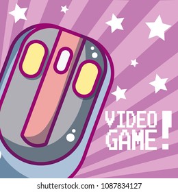 Videogame cartoon concept