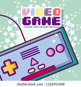 Videogame cartoons concept