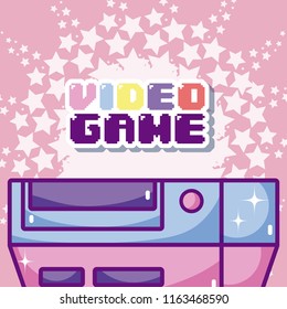 Videogame cartoons concept