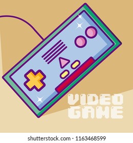Videogame cartoons concept