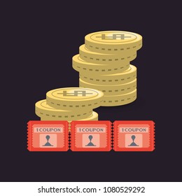 videogame coins design