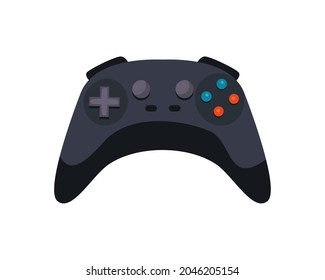 videogame control on white background