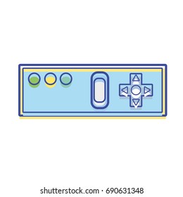 videogame controller with buttons to play in the console