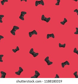 Videogame gamepads background