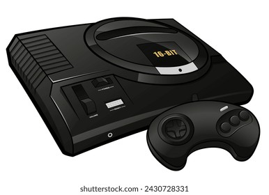 videogame or gaming console isolated