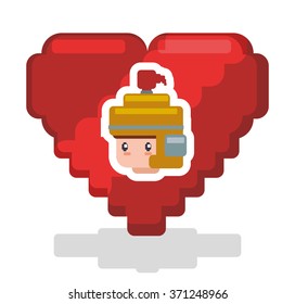 Videogame icon design 