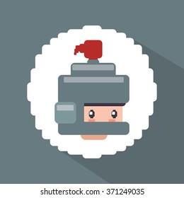Videogame icon design 