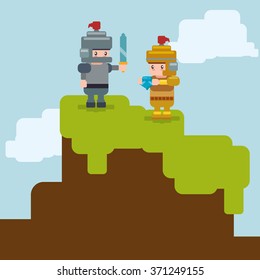 Videogame icon design 