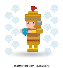 Videogame icon design 