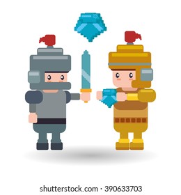 Videogame icon design 