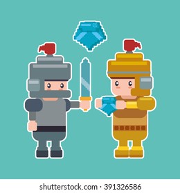 Videogame icon design 