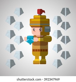 Videogame icon design 