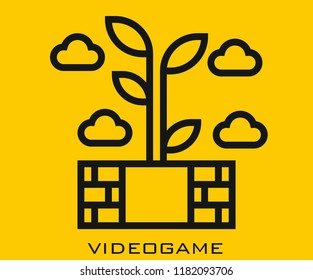 Videogame icon signs