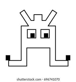 videogame pixel character icon image