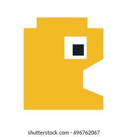 videogame pixel character icon image 