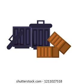 Videogame pixelated cartoon