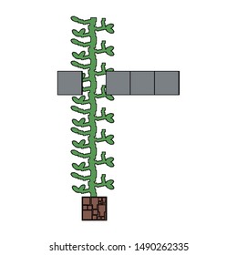 videogame pixelated retro art digital entertainment, fantasy stairs cartoon vector illustration graphic design