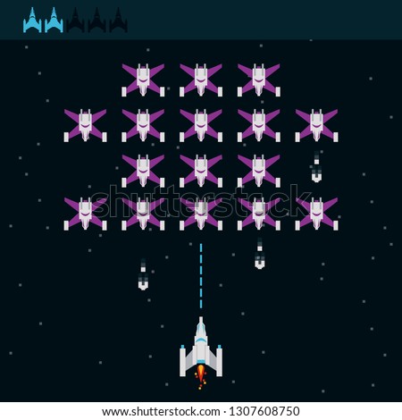 videogame spaceship alien