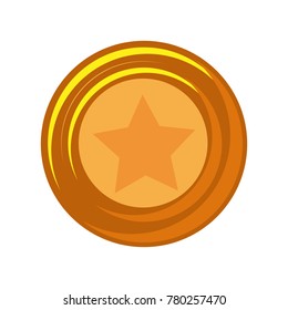 videogame star  vector illustration