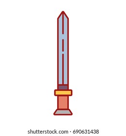 videogame sword and medieval weapon