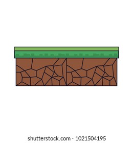 Videogame terrain ground